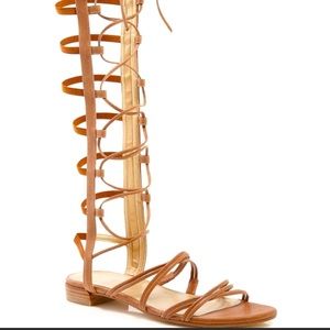STUART WEITZMAN Sparta Lace-Up Gladiator Sandal